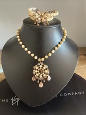 Vintage Virgin Vie Necklace & Bracelet Set, Used, Excellent Condition