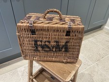 Wicker Picnic Hamper Vintage