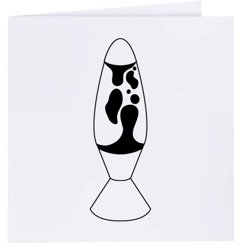 Lava lamp greeting cards - greeting,