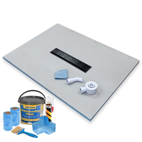 Wet room shower tray - tray, with