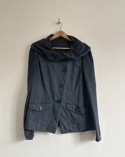 Blue Willi's Cotton Jacket Size L Blue Indigo Pockets Casual Jacket 