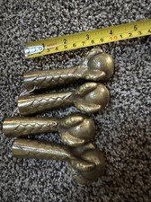 4” Solid brass ball and claw