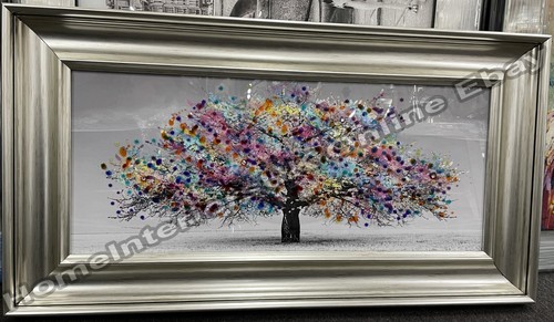 Colourful tree wall art - , liquid