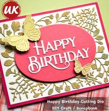 Happy Birthday Card Making Die