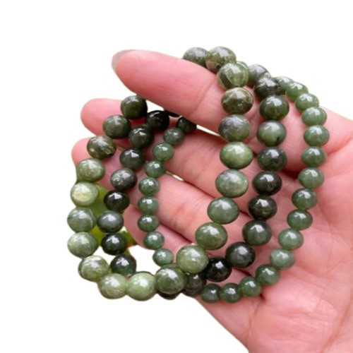 8mm nephrite jade crystal - nephrite,