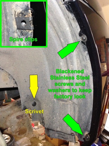Mgf front wheel arch - tf, &