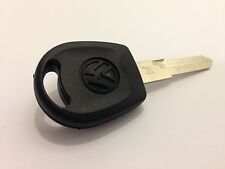 VW Blank Car Key With Transponder Chip