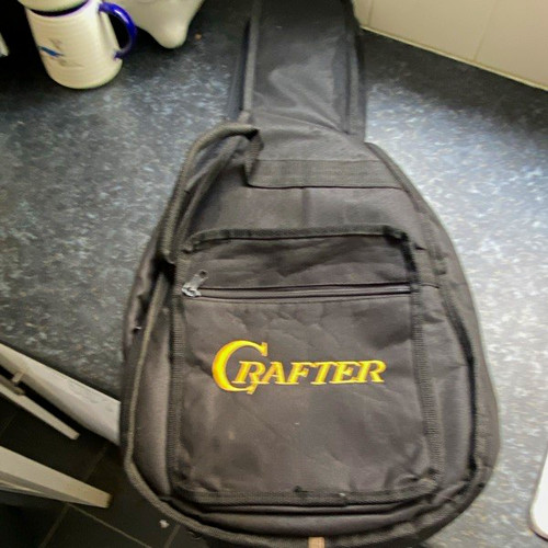 Crafter black padded guitar - crafter,