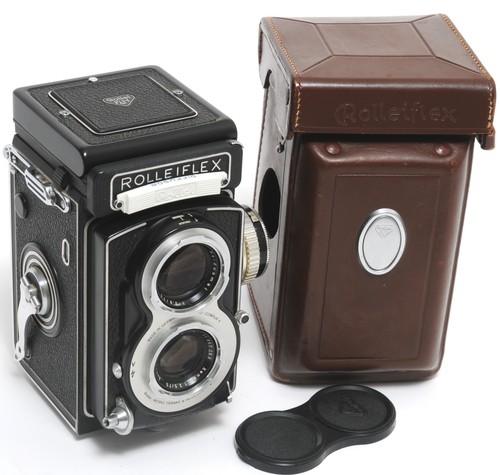 Rollei rolleiflex white face - t,