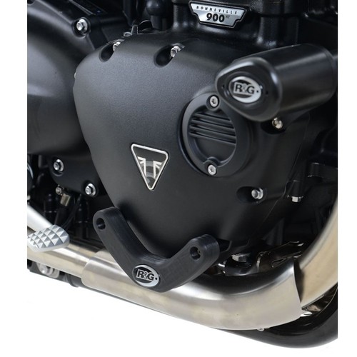Engine case sliders - engine, black