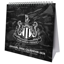 2026 Calendar Newcastle United FC Month to View Football Desk Easel
