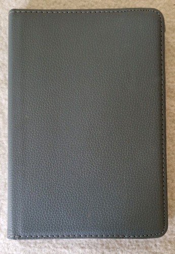 Faux grey leather - grey,