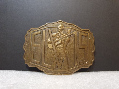 Vintage brass belt buckle - belt,