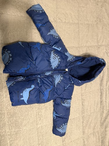 Boys blue dinosaur - blue, coat