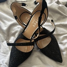 Lipsy London Black Shoes Size 37 2” Heal