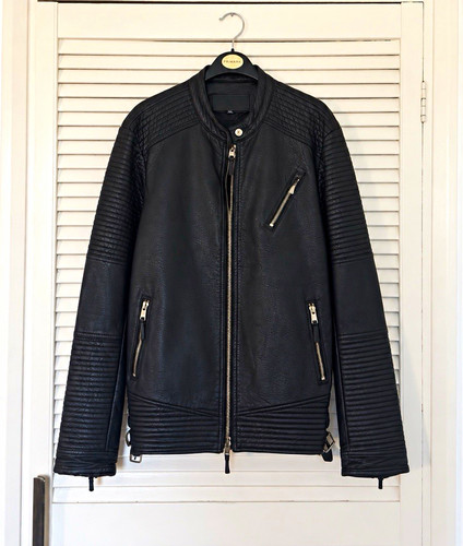 Remember men black leather - remember, men's