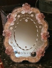 Venetian Glass Mirror Antique