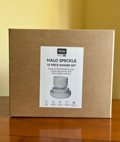 Denby pottery halo speckle - pottery,