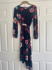 Oasis Dress Blue/Floral Small