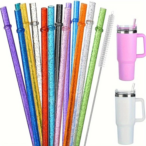 12pcs straws reusable - 12pcs, straw