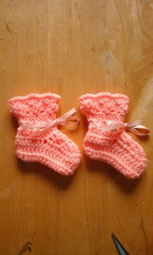 Handmade hand crocheted baby - hand,