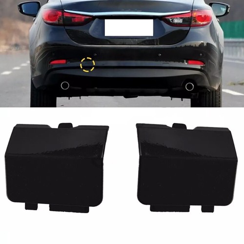 Black plastic rear bumper - black,