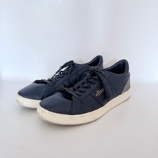 Ellesse LS-80 Navy Leather Trainers UK Size 9