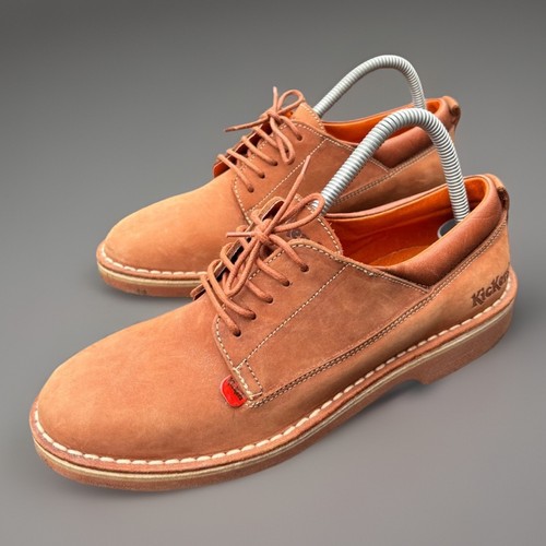 Kickers kick brown leather - brown,
