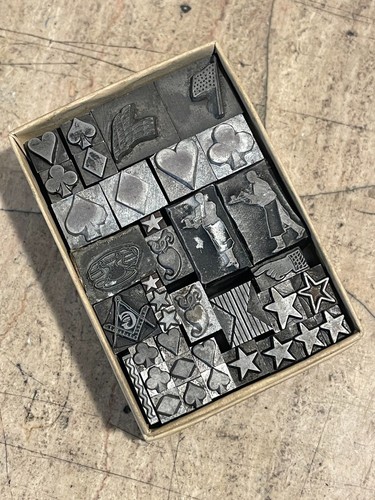 Letterpress mixed metal - letterpress,