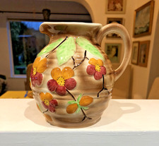 Vintage Attractive Royal Art Pottery England Floral Jug  around the 1970's   VGC