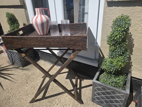 Vintage folding butler serving - butler,