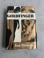 Goldfinger FIRST EDITION Book Club 1959 ORIGINAL DJ Ian Fleming James Bond 007