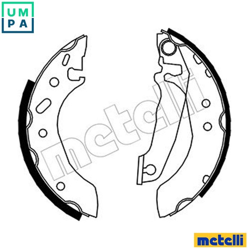 Brake shoe set 0119 - shoe,
