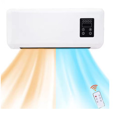 Split Air Fan Portable AC Heater Combo Unit Ductless Wall Mounted Heating Warmer