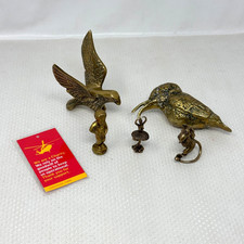 Mixed Vintage Job Lot Brass Metal Figurines Decor Birds Manneken Pis  #16  D4