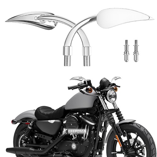 2pc chrome teardrop - 2pc, mirrors