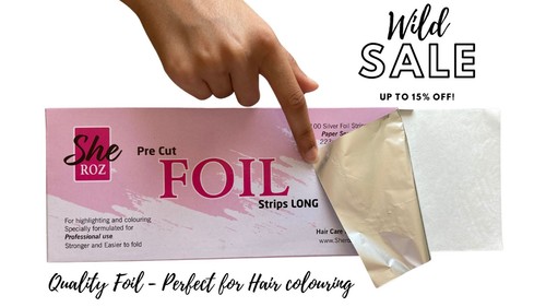 Pre cut foil strips for - strips,