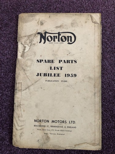 Motor cycle spare parts - , list