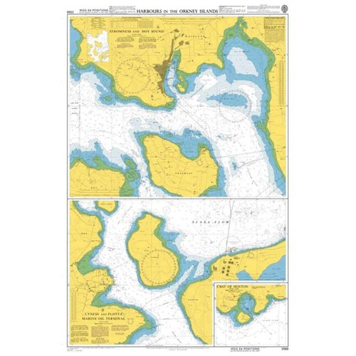 Admiralty chart 2568 harbours - admiralty, 2568: