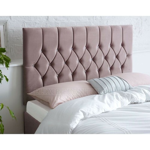 Headboard plush velvet diamond - headboard,