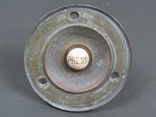 Antique brass ceramic door - brass,