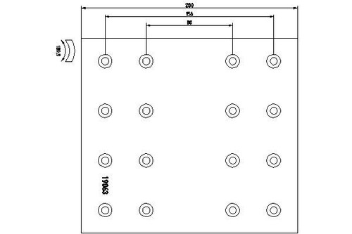 Textar brake lining kit - textar,