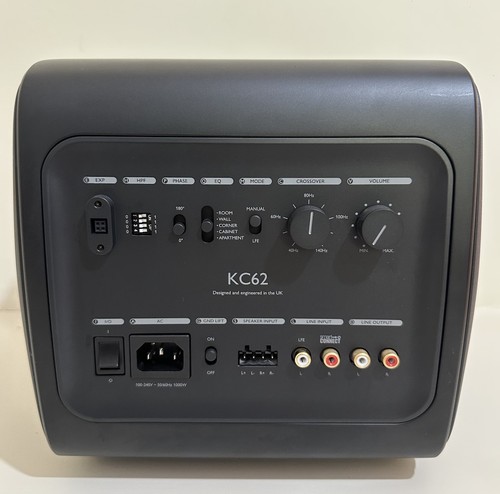 Kef kc62 compact subwoofer - kef,