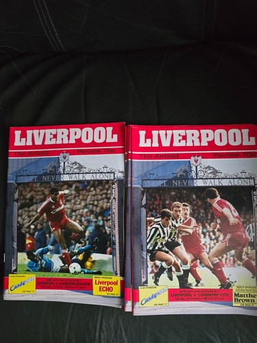 Liverpool home programmes - liverpool,