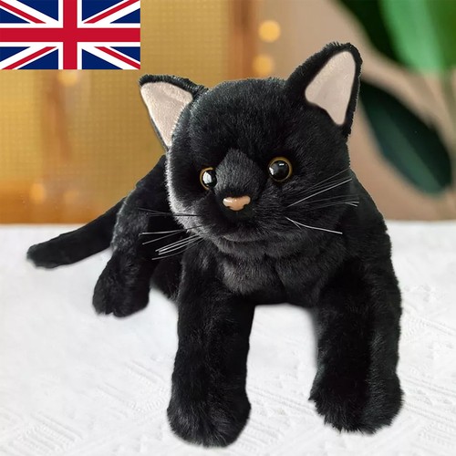 Black cat plush toy - cat,