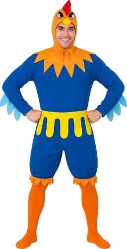 Adult blue rooster chicken - blue,