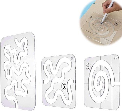 3pcs quilting template - 3pcs,