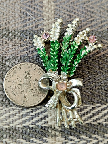 Vintage silver tone heather - vintage,
