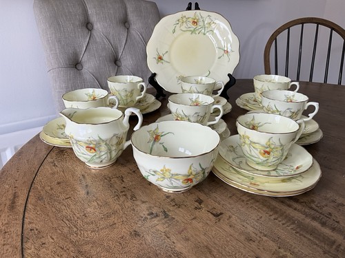 Crown staffordshire bone - bone, china