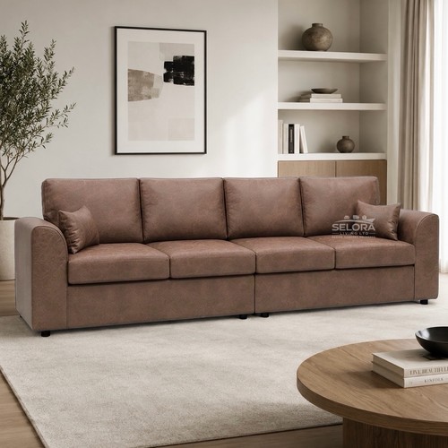 Oakley brown seater - brown, sofa